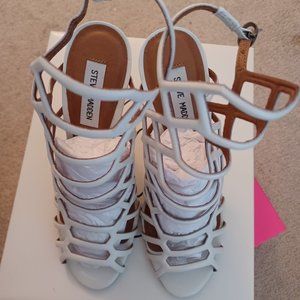 Steve Madden White Slithur